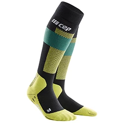 Kompresijske skijaške čarape Ski Merino green