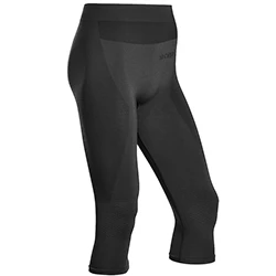 Pantaloni 3/4 3/4 Ski Merino black