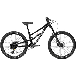 Bicicleta copii Fluid 2 FS 24 2024 black/grey