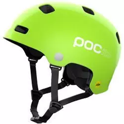 Helmet POCito Crane MIPS fluo yellow/green kids