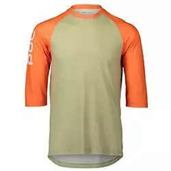 Majica MTB Pure 3/4 green/orange