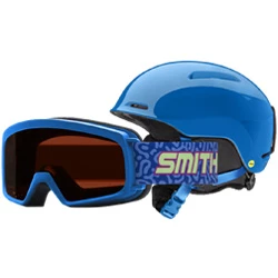 Helmet set Glide JR + goggles Snowday 2024 cobalt kid's