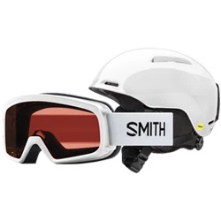 Helmet set Glide JR + goggles Rascal 2024 white kid's