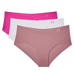 Spodnje hlače Hipster 3pack pink elixir/halo gray ženske