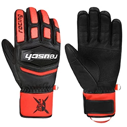 Gloves WC Warrior Team 2023 black/fluo red