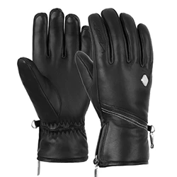 Gloves Camila 2024 black/silver women's