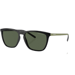 Polarizált napszemüveg Fry zwart/dark green polarized