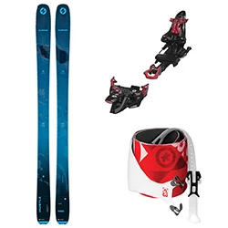 Test ski set Hustle 9 172cm 2024 + skins + bindings Marker Kingpin 10