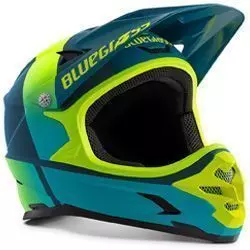 Helmet Intox blue/fluo yellow