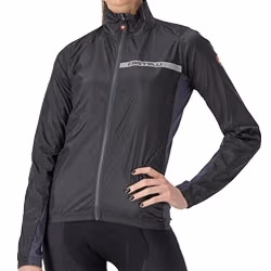 Vetrovka Squadra Stretch light black/dark grey ženska