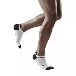 Socks No Show Compression 3.0 white/dark grey