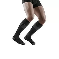 Smučarske kompresijske nogavice Ski Ultralight black/dark grey