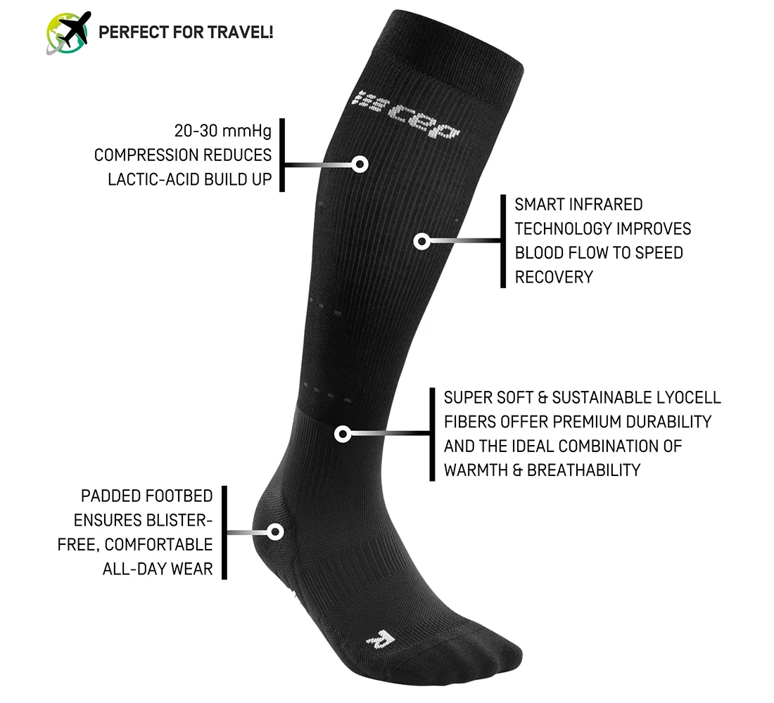 Kompressziós zokni CEP Infrared Recovery női
