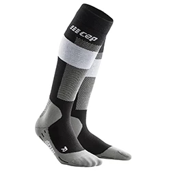 Ski compression socks Ski Merino grey women's