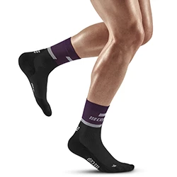Socks Compression Run MID violet/black