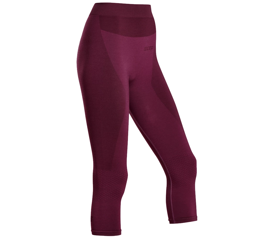 Pantaloni termici  CEP 3/4 pants Ski Merino femei