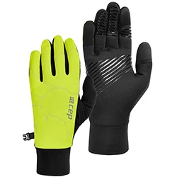 Gloves Reflective black/neon/yellow