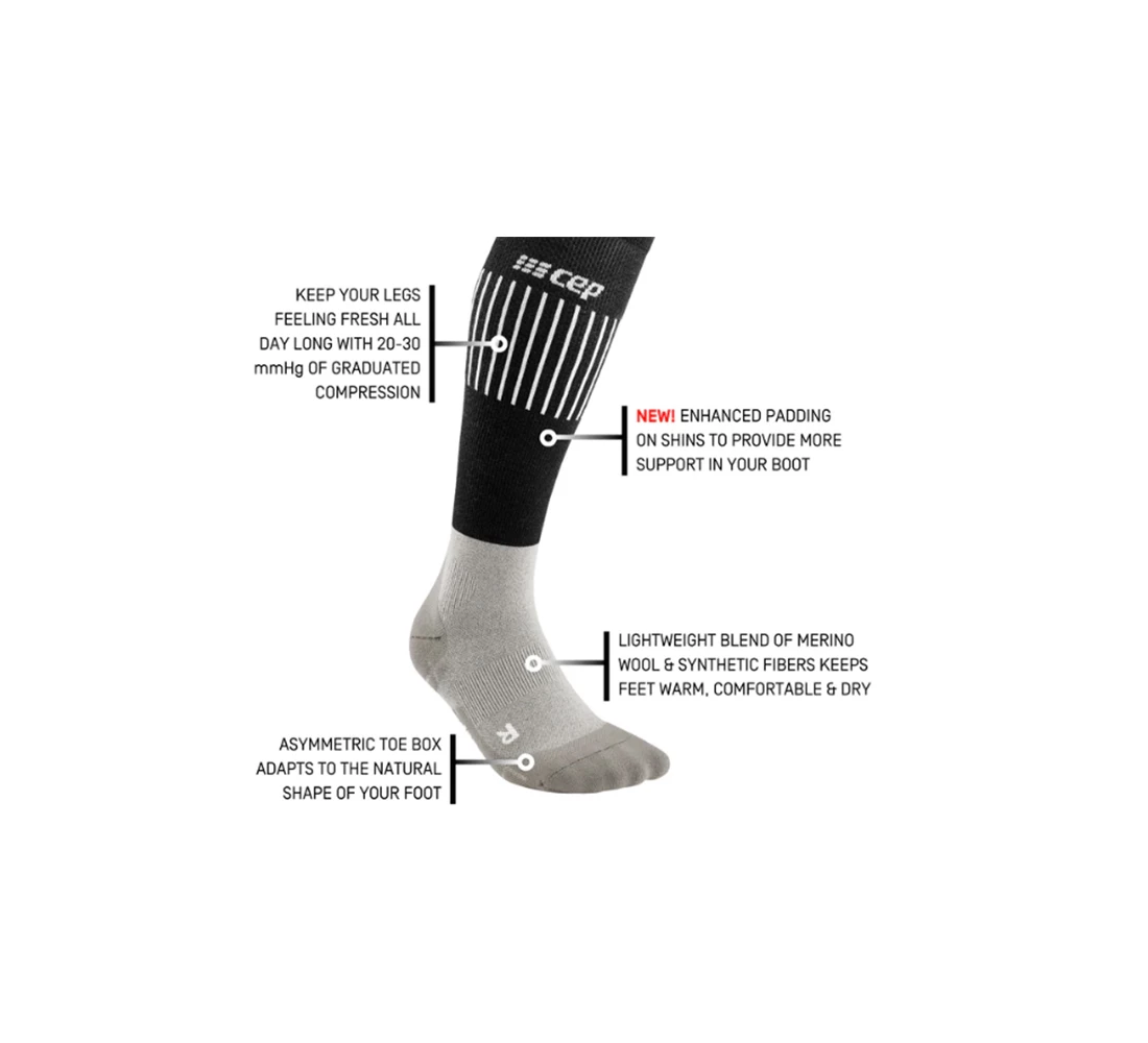 Smučarske kompresijske nogavice CEP Ski Ultralight