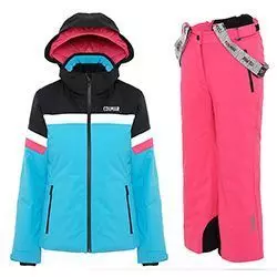 Ski set jacket+pants MB 3189 + 3219 2022 blue/pink kid's