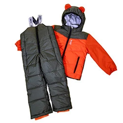 Completo sci giacca + pantaloni Colmarino BABY MB 3143C mars-orange-solider-paprika bambini