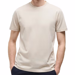 T-Shirt 7529 beige pergamena