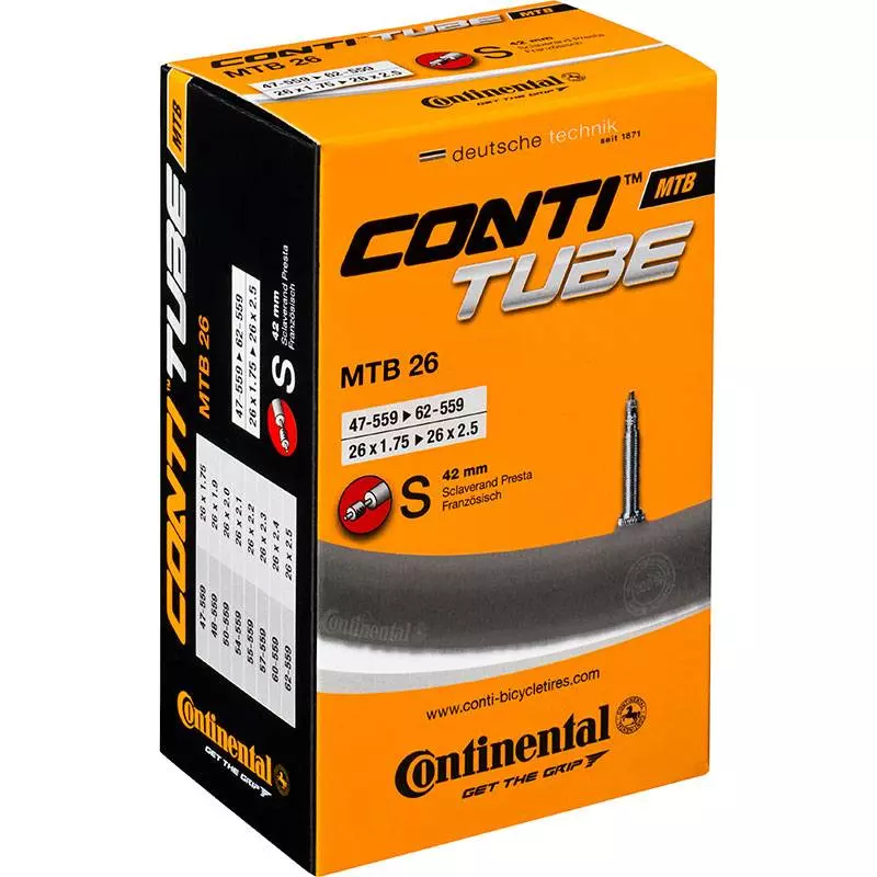 Continental MTB tube 26×1.75-2.50 presta valve