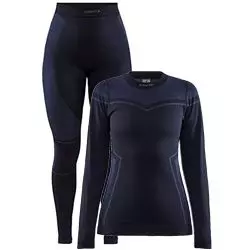 Jersey and pants Fuseknit Core Dry black women's