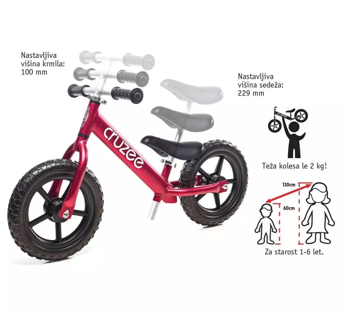 Cruzee Bicicletta da Bambino 12