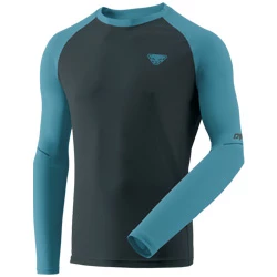 Tricou Alpine Pro LS bluberry/storm blue