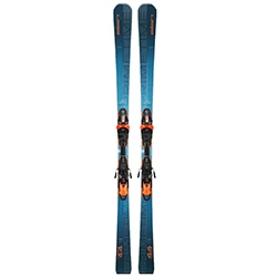 Skis Primetime 44 Fusion X + bindings EMX 12.0 GW 2025 blue/orange