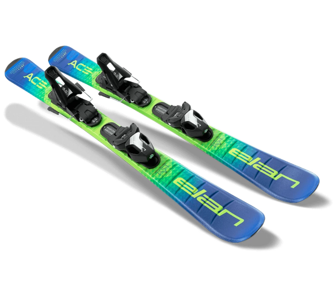 Kids skis Elan Jett JRS + bindings EL 4.5