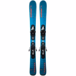 Kids skis Elan Maxx Blue JRS + bindings EL 4.5