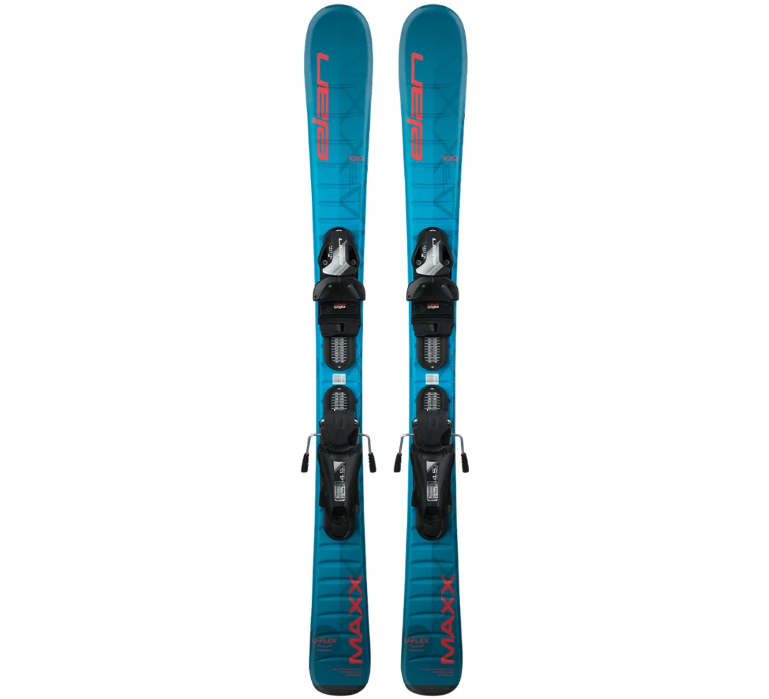 Kids skis Elan Maxx Blue JRS + bindings EL 4.5
