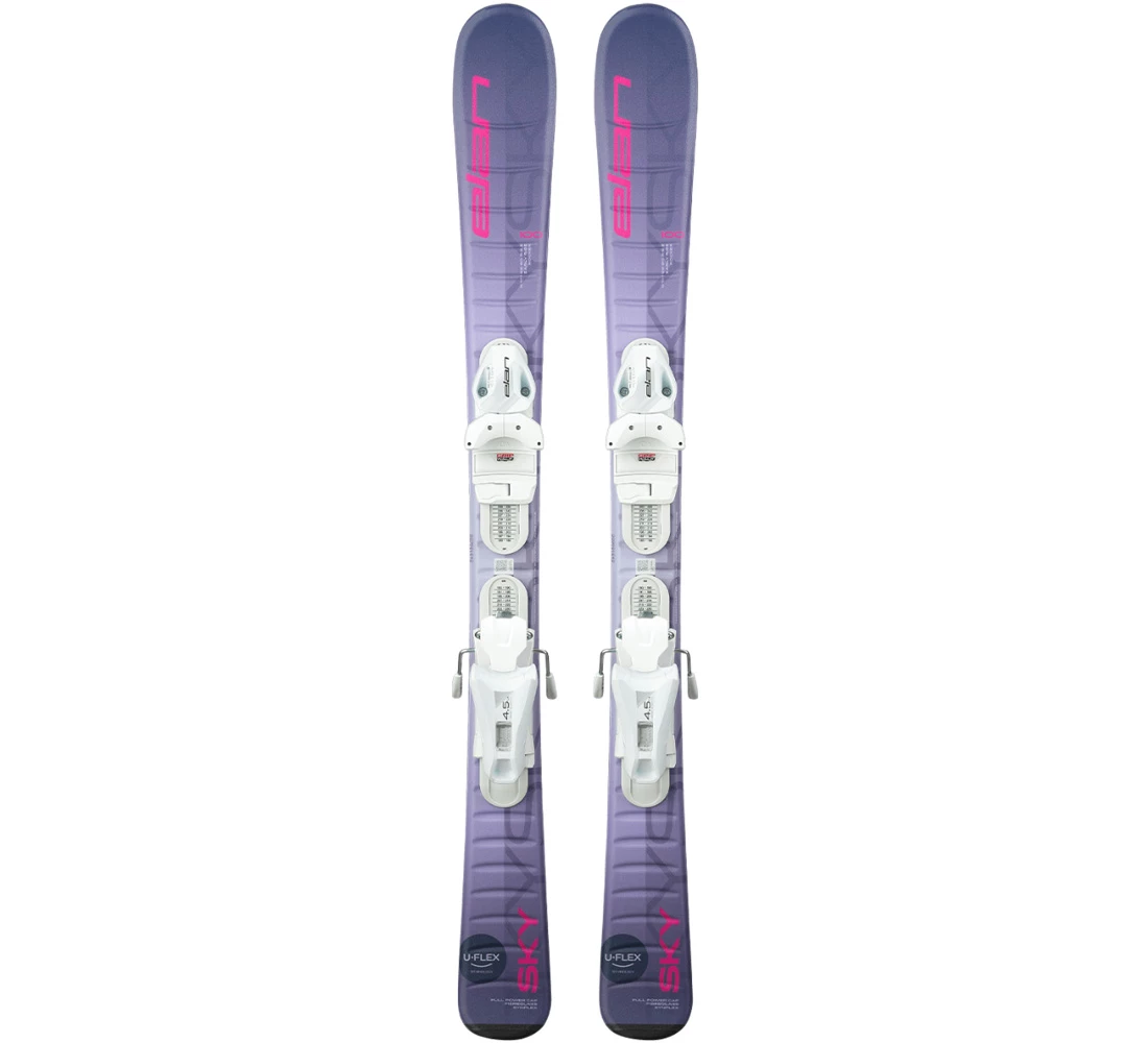 Kids skis Elan Sky JRS + bindings EL 7.5