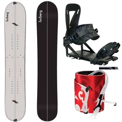 Test splitboard set Big Mtn Split 160cm 2024 + bindings Spark Surge ST + skins G3 Splitboard+ Uni