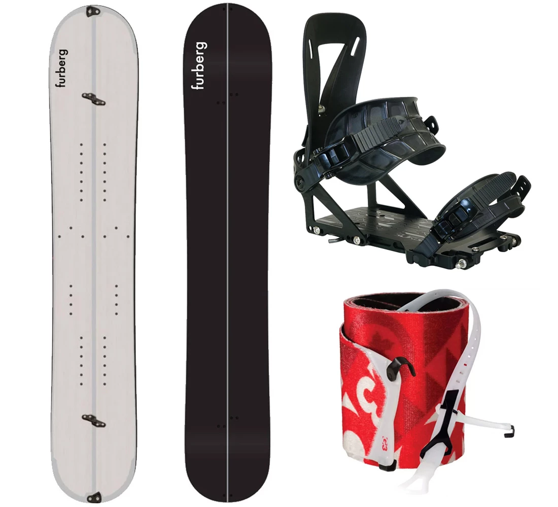 Teszt splitboard szett Furberg Big Mtn Split 165cm +  kötések Spark Surge ST + mászóbőr G3 Splitboar