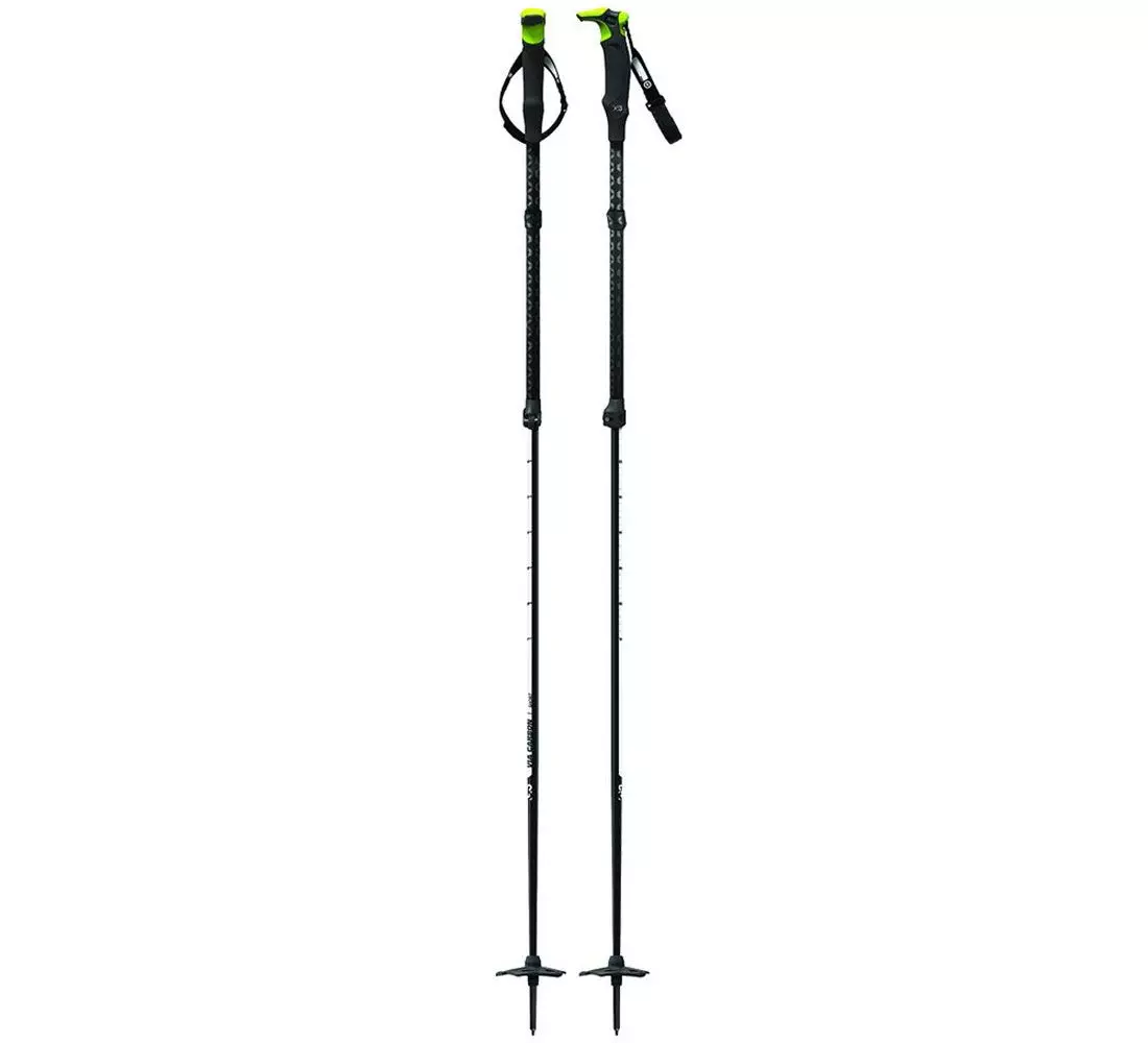 Freeride ski poles G3 Via Carbon 115-145 cm