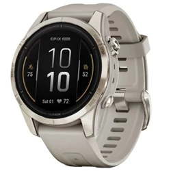GPS watch Epix Pro Sapphire 42mm soft gold/light sand
