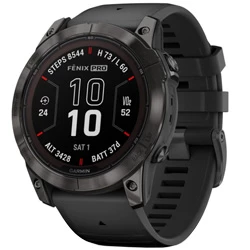 Test GPS watch Fenix 7X Pro Sapphire Solar DLC carbon grey/black