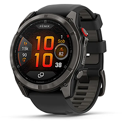GPS Ura Fenix 8 Pro 47mm AMOLED Sapphire black/titanium carbon grey
