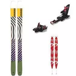 Test ski set Mindbender 108 Ti 186cm 2022 + bindings Marker Kingpin 13 + skins G3