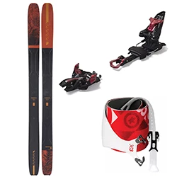Test ski set Dispatch 110 184 cm 2023 + skins + bindings Marker Kingpin 13 demo 100 - 125