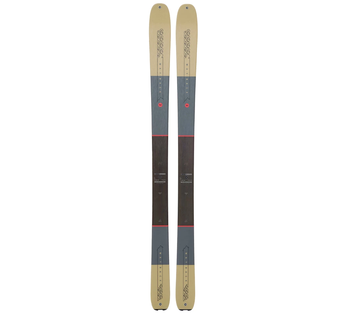 Test ski set Wayback 92 + bindings Marker Kingpin 10 + skins