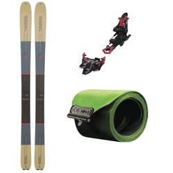 Test ski set Wayback 92 174cm 2024 + bindings Marker Kingpin 10 + skins