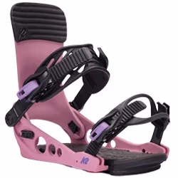 Attacchi snowboard Meridian 2025 pink donna
