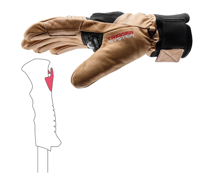 Gloves Leki Copper 3D