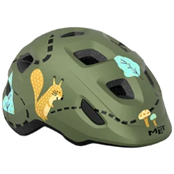 Helmet Hooray green forest kids