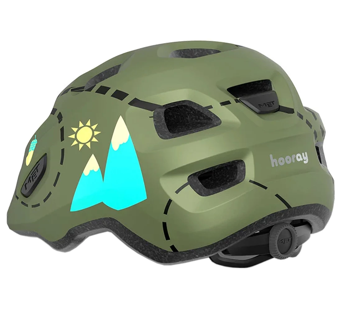 Kids Helmet Met Hooray