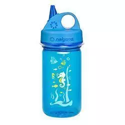 Water Bottle Grip-N-Gulp 350ml blue kids