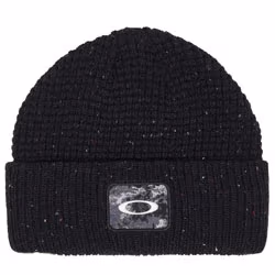 Berretto Ellipse Patch Waffle black